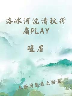 洛冰河沈清秋折扇PLAY